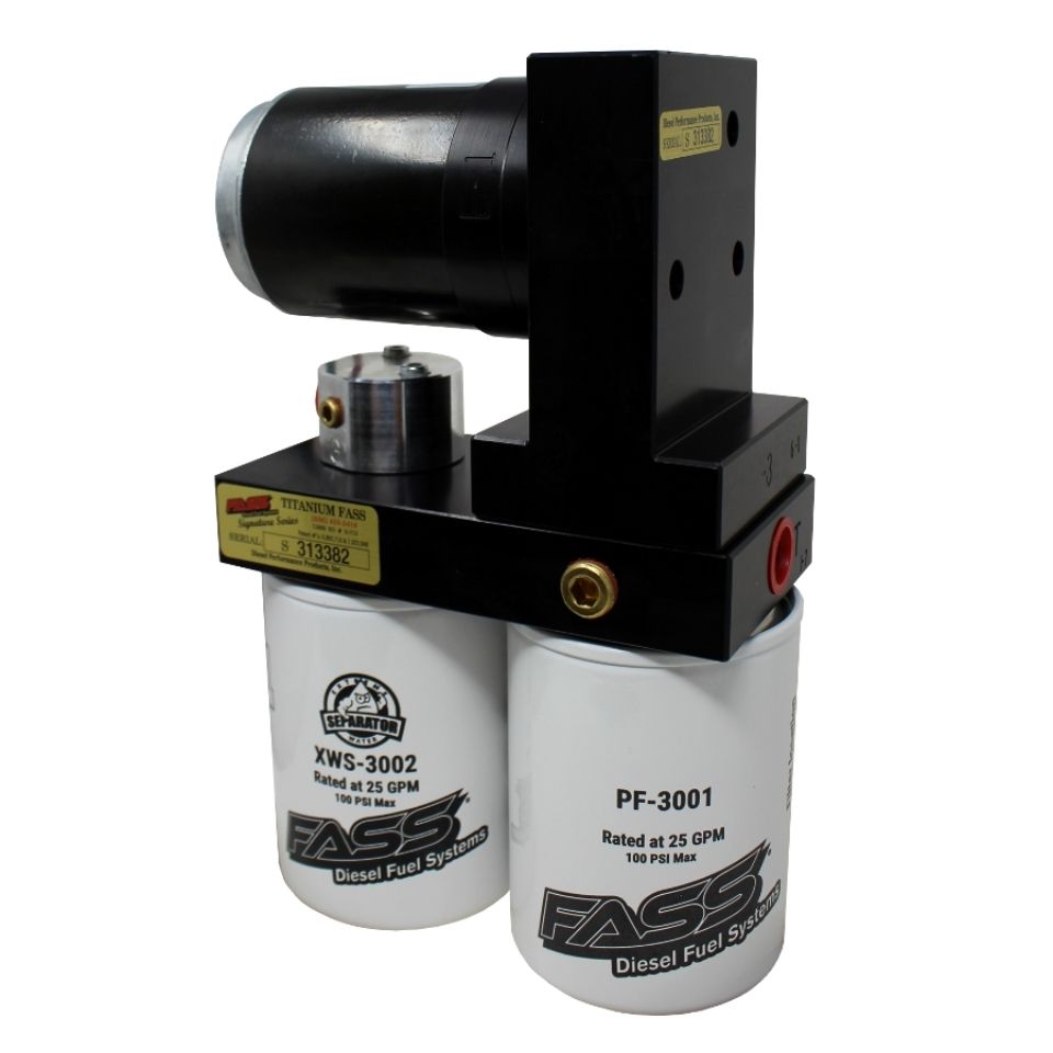 FASS Diesel Fuel Systems | Adjustable Diesel Fuel Lift Pump 180F 140GPH @ 55PSI Ford Powerstroke 1999-2007
