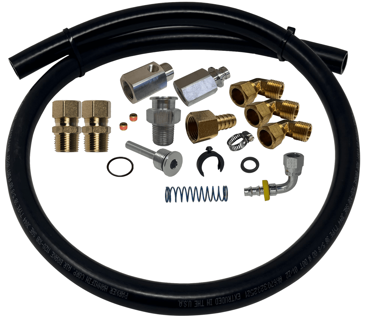 FASS Diesel Fuel Systems | Paccar Fuel Line Adapter Kit Trucks without Frame Mounted Water Separator