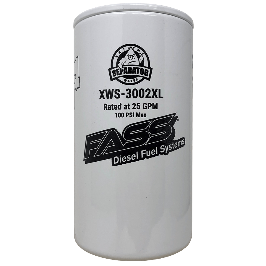 FASS Diesel Fuel Systems | Extended Length Extreme Water Separator